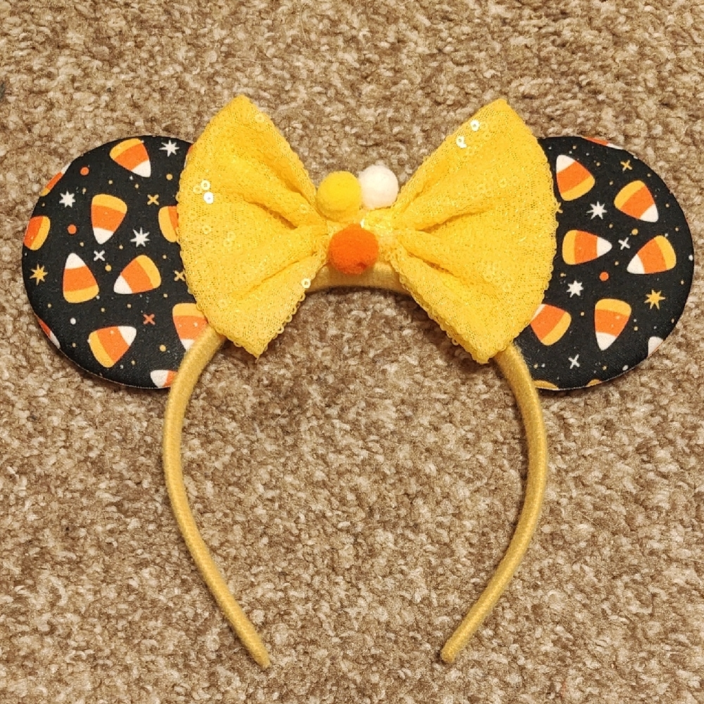 Kids Candy Corn Mouse Ears Headband
